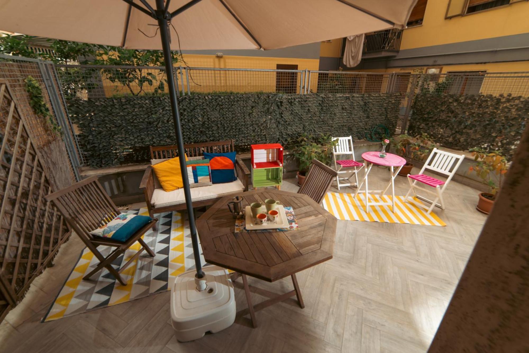 סלרנו Portarotese Apartment With Terrace מראה חיצוני תמונה
