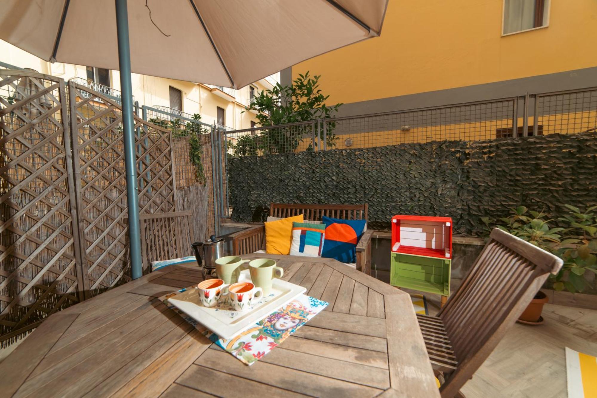 סלרנו Portarotese Apartment With Terrace מראה חיצוני תמונה