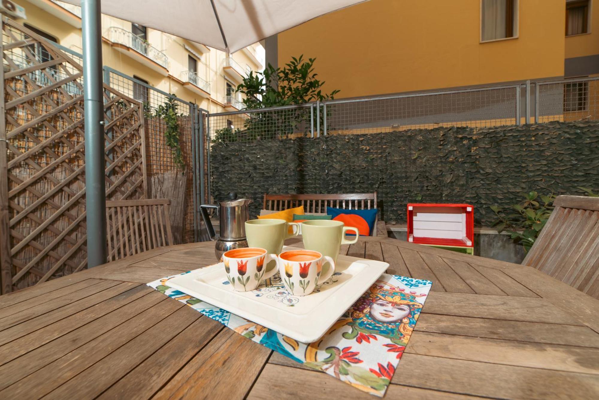 סלרנו Portarotese Apartment With Terrace מראה חיצוני תמונה