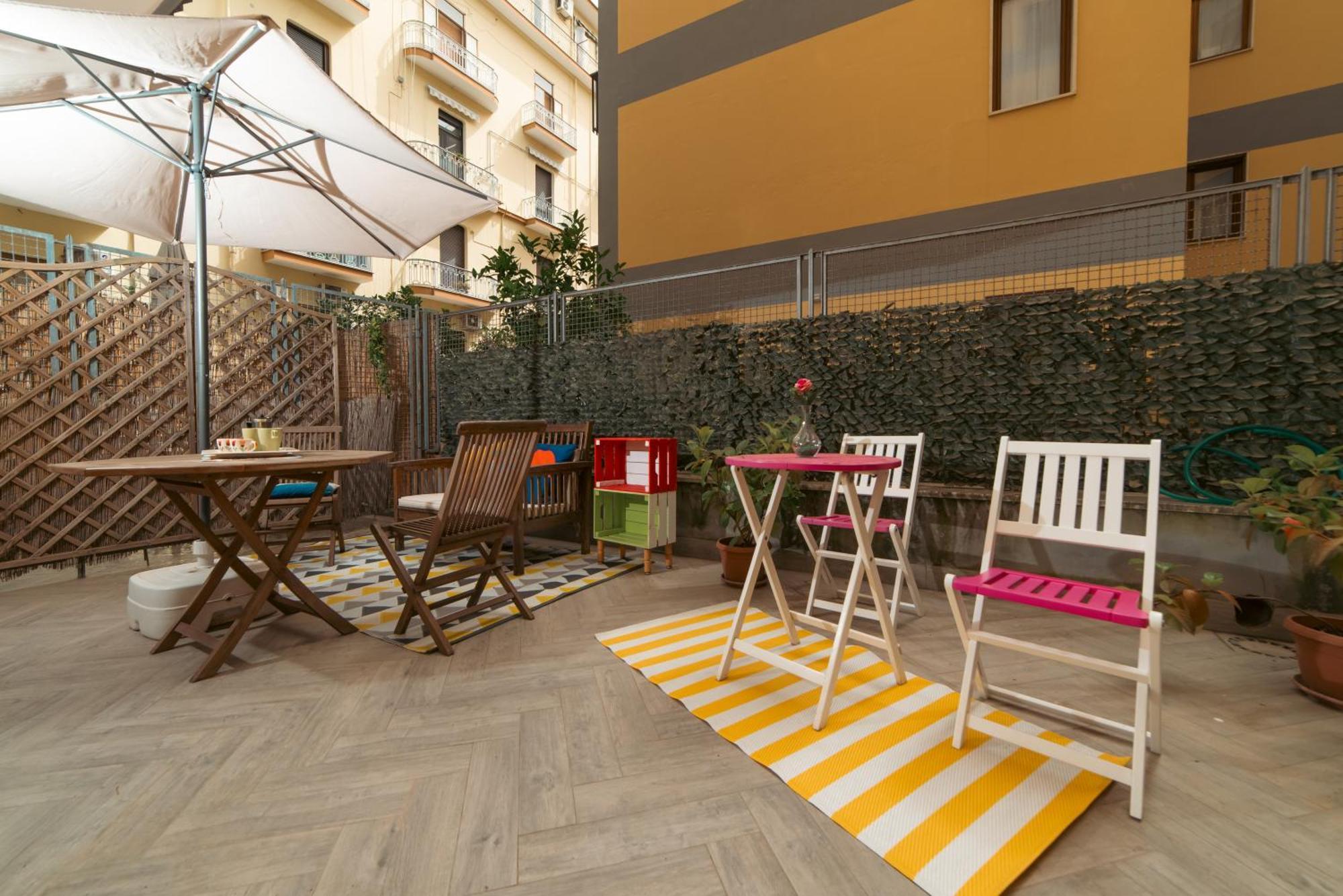 סלרנו Portarotese Apartment With Terrace מראה חיצוני תמונה